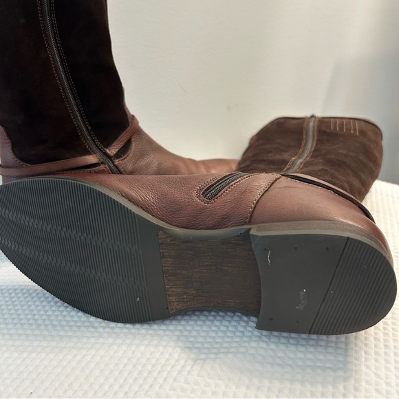 Beautiful brown, leather and suede j crew riding boots size 8.5 - Picture 3 of 7